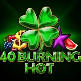 40 Burning Hot slot logo by Amusnet Interactive at Trips Casino