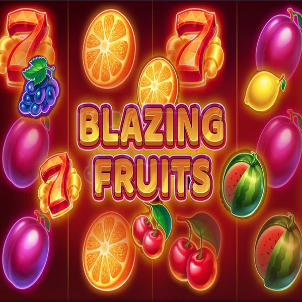 Blazing Fruits logo by Inbet Games Trips Casino