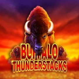 Buffalo Thunderstacks slot logo by Amatic Industries at Trips Casino