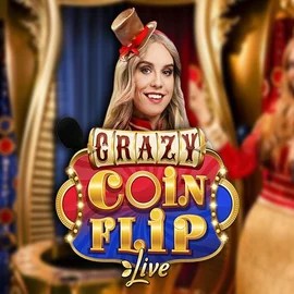 Live Casino logo of Crazy Coin Flip from Evolution at Trips Casino