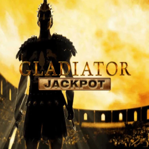 Gladiator Jackpot slot logo by Playtech at Trips Casino