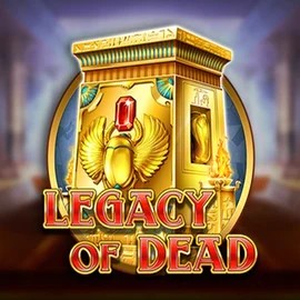 Legacy of Dead logo – Slots by Play'n GO at Trips Casino
