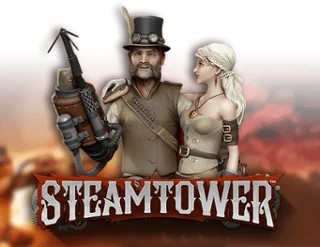 Steam Tower Slot slot logo by NetEnt at Trips Casino