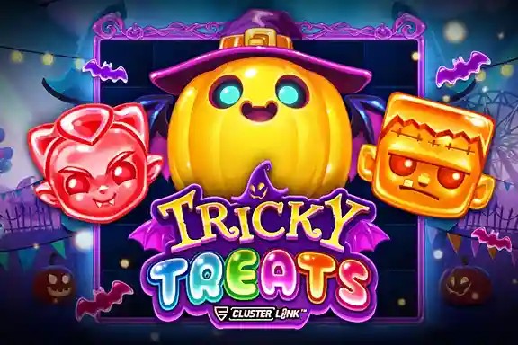 Tricky Treats game by Push Gaming – logo hosted on Trips Casino